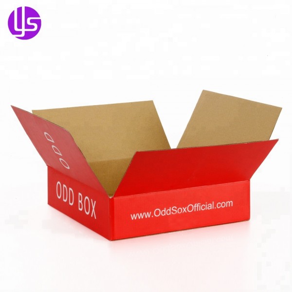 Commerce de gros vide Logo personnalisé impression couleur carton ondulé produire petite boîte de papier d'emballage cadeau