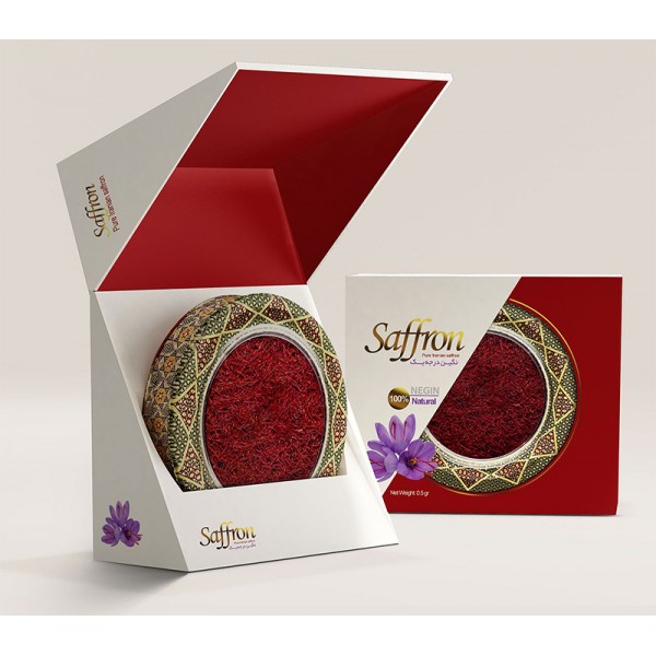 Wholesale paper gift saffron packaging box