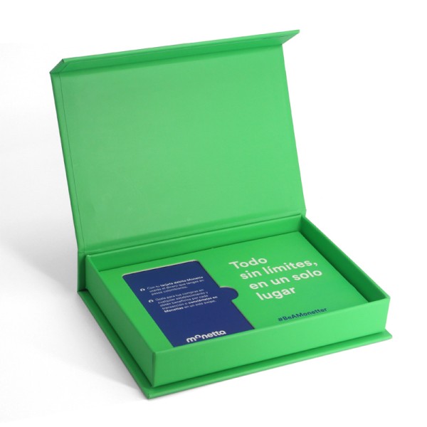 Caja de embalaje de tarjeta de membresía del club de tarjeta VIP