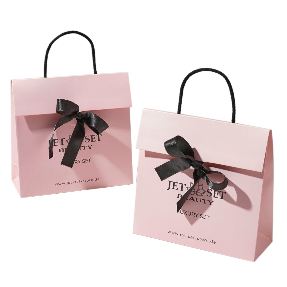 Custom Luxury paper packaging ribbon gift bag with flap - Guangzhou ...