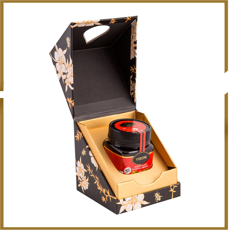 Custom logo paper box for honey bottle packaging - Guangzhou Yison ...