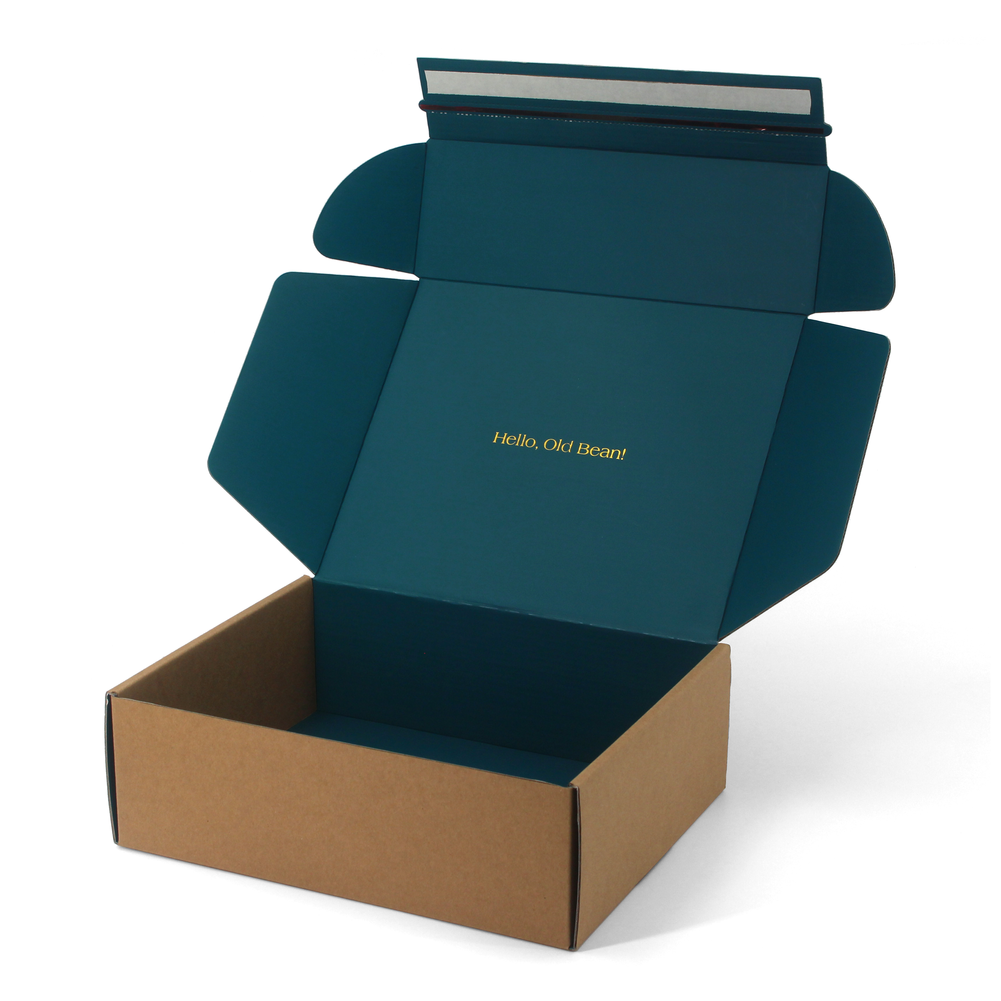 Easy Tear Strip Shipping Paper Box Adhesive Packaging Boxes Custom Logo ...