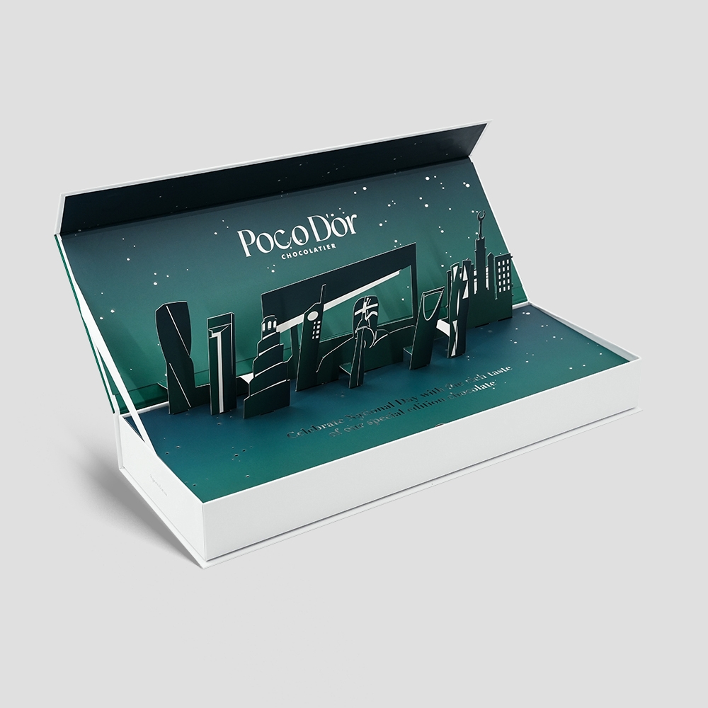 Пользовательские 3D -всплывающие коробки для национального дня Саудовской Аравии