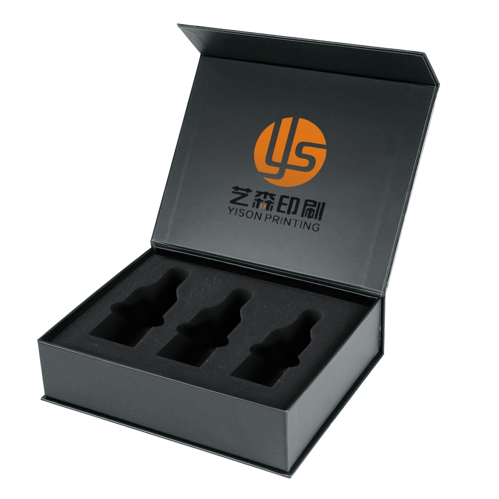 Custom Electronic Cigarettes Packaging Paper Magnetic Gift Box with EVA Foam Insert