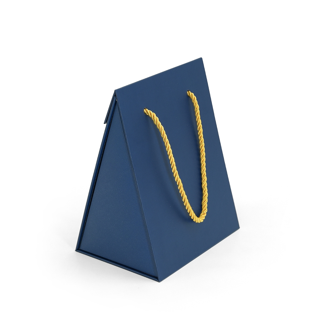 Novel Triangle Shaped Flip Open Perfume Bottle Rigid Box