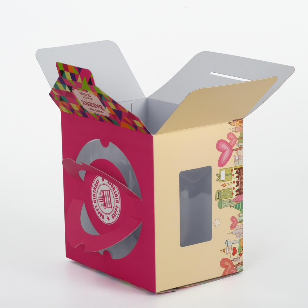 Бумажная упаковочная коробка для торта