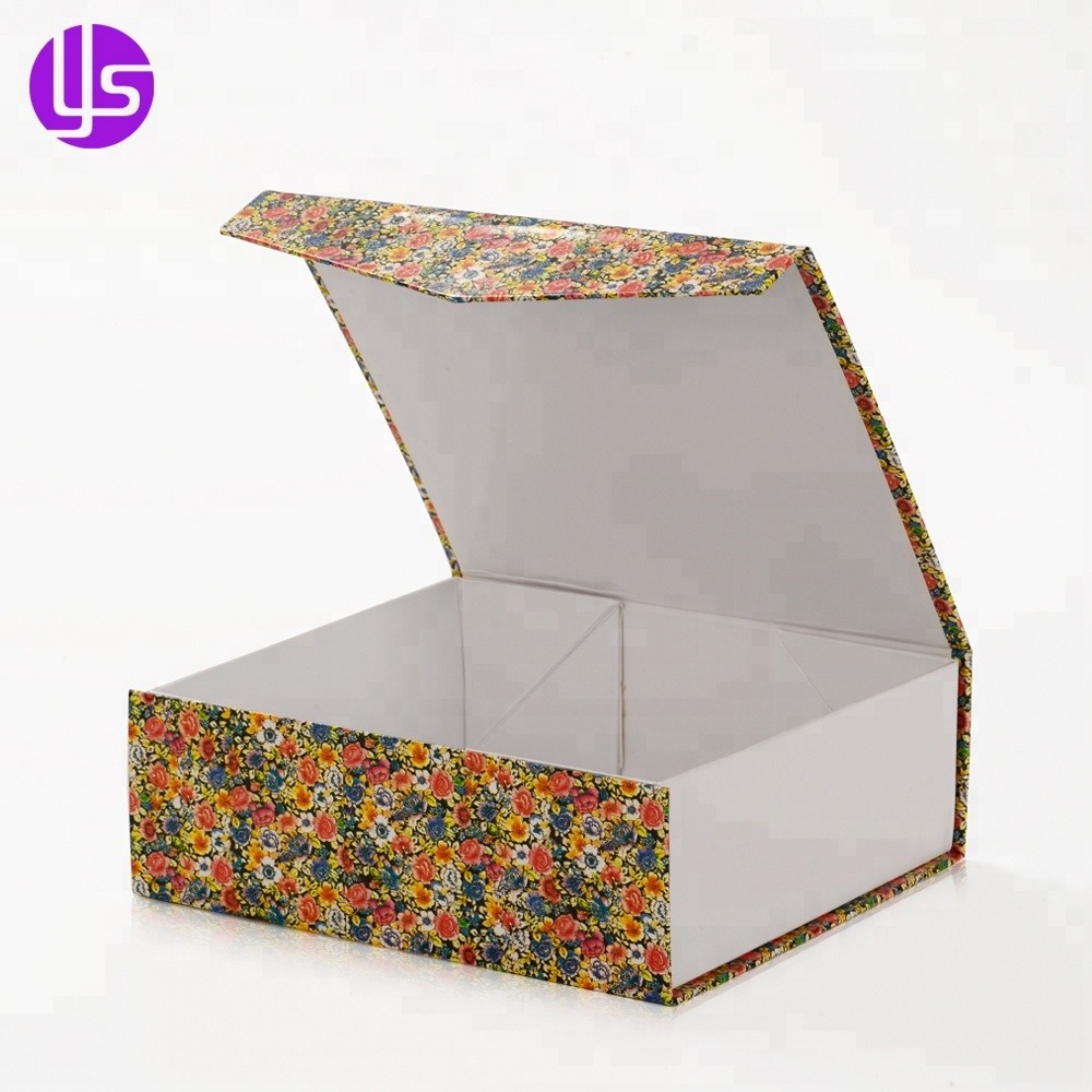 Foldable Hot Sale Colored Custom Design with Magnet Paper Gift Packaging Box