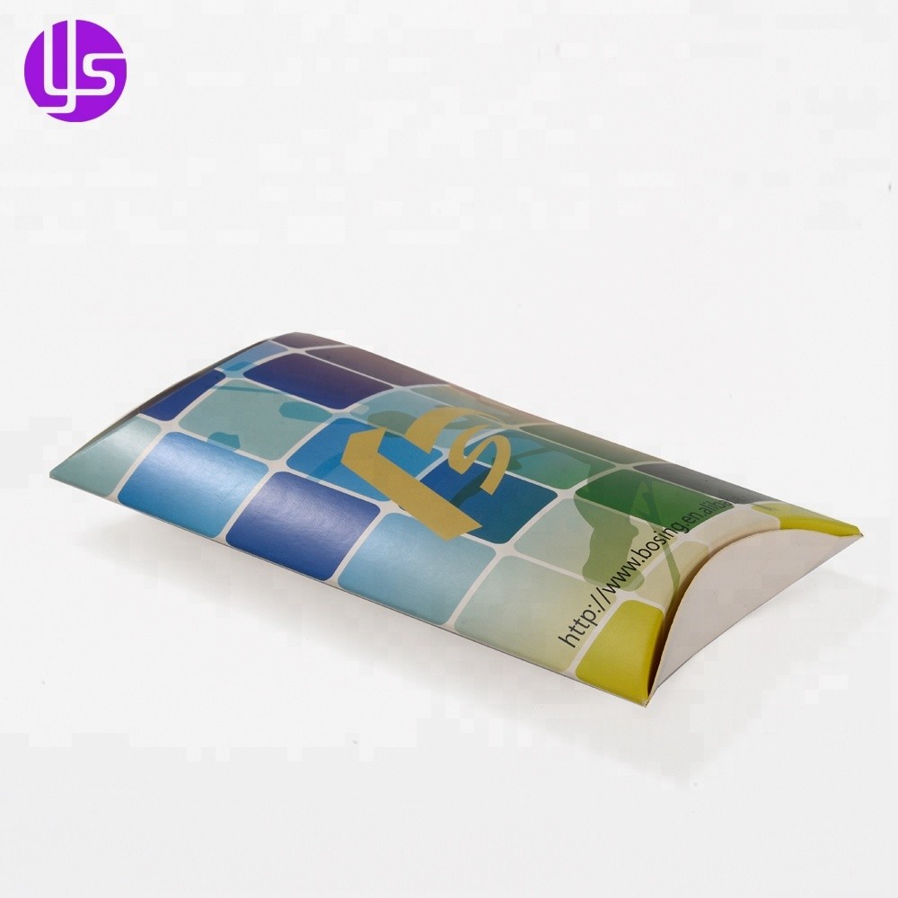 Caixas de almofadas de papel impressas personalizadas