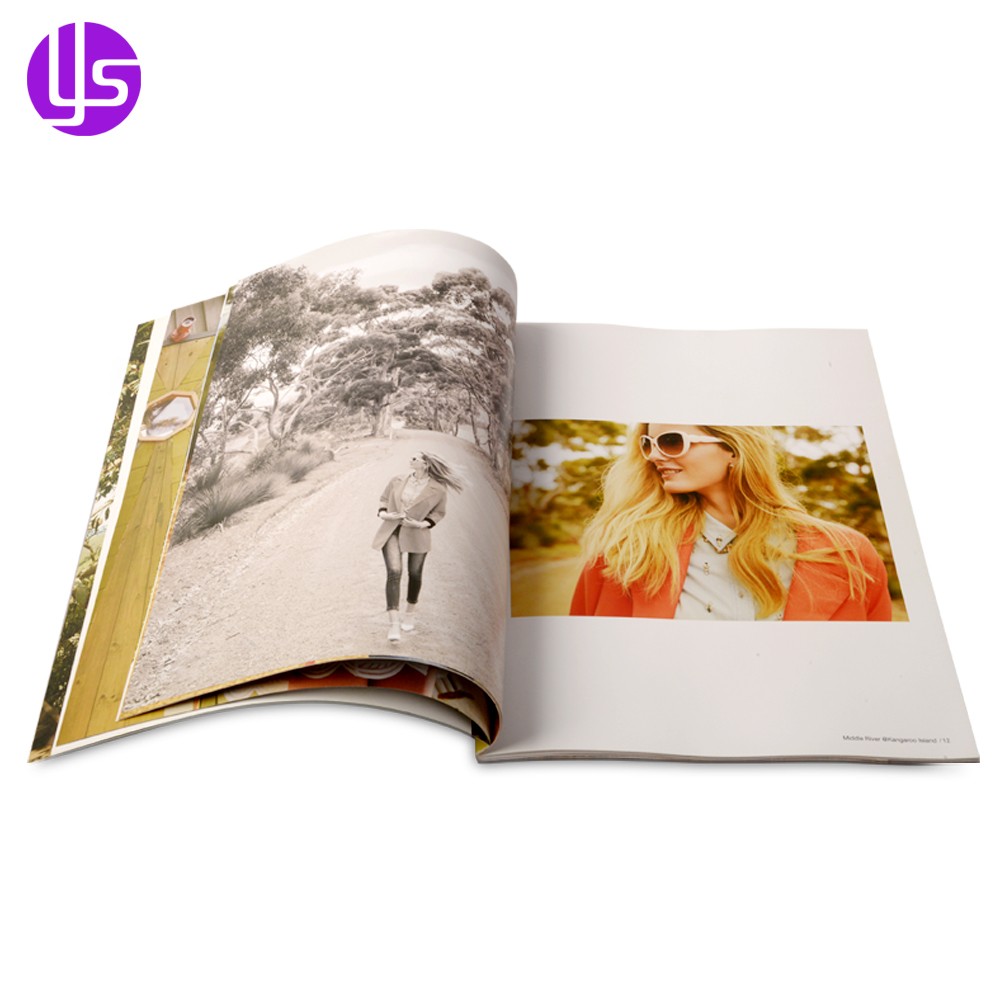 China Manufacturer Wholesale High Quality Custom Full Color Cheap Product Advertising Perfect Bound A4 Fashion Magazine Printing