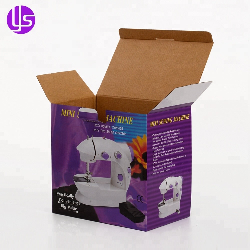 Caja de empaquetado del papel corrugado de la cartulina del producto del aparato electrodoméstico electrónico de encargo de la impresión en color