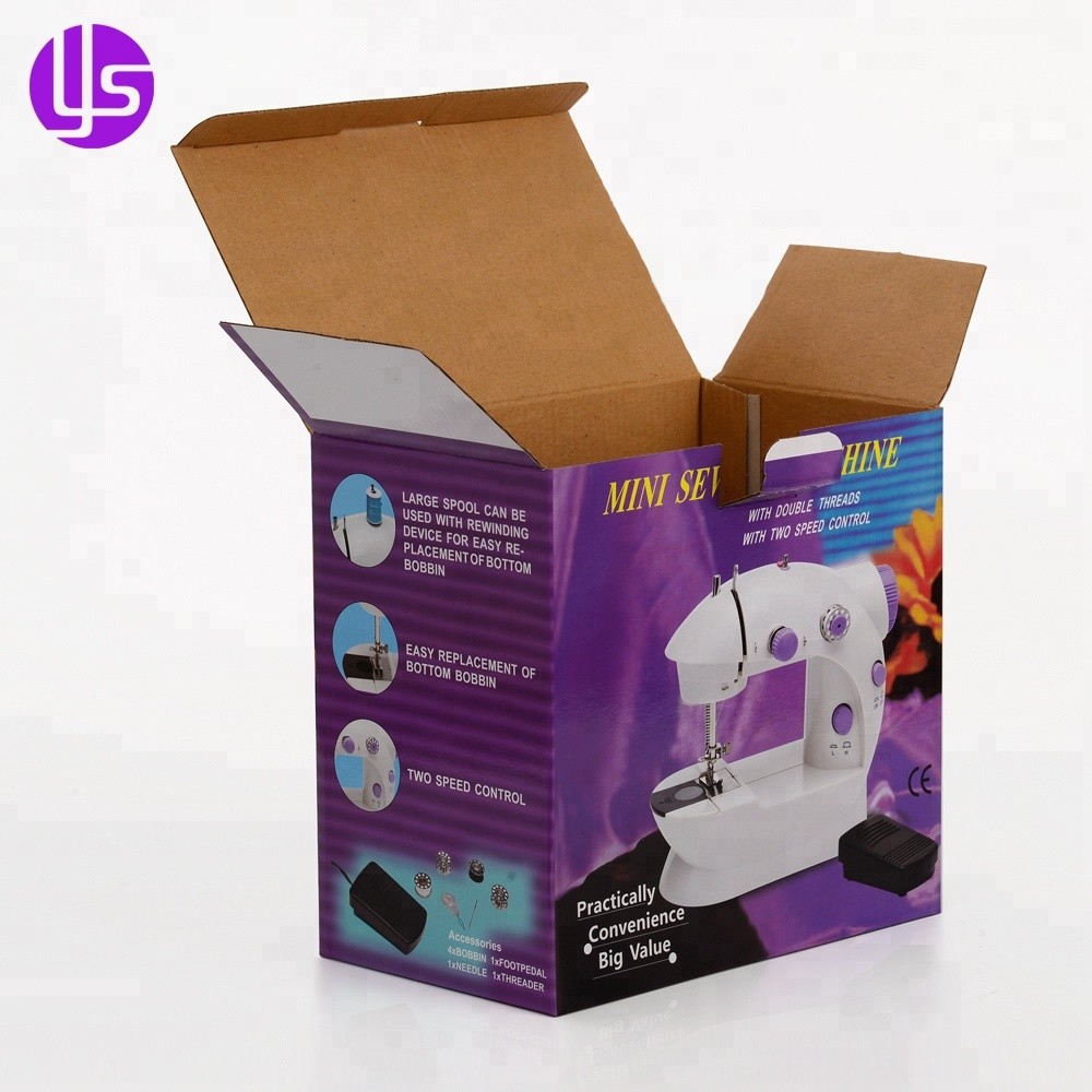 Custom Color Print Small Electronic Home Appliance Product Cardboard Corrugated Paper Packaging Box