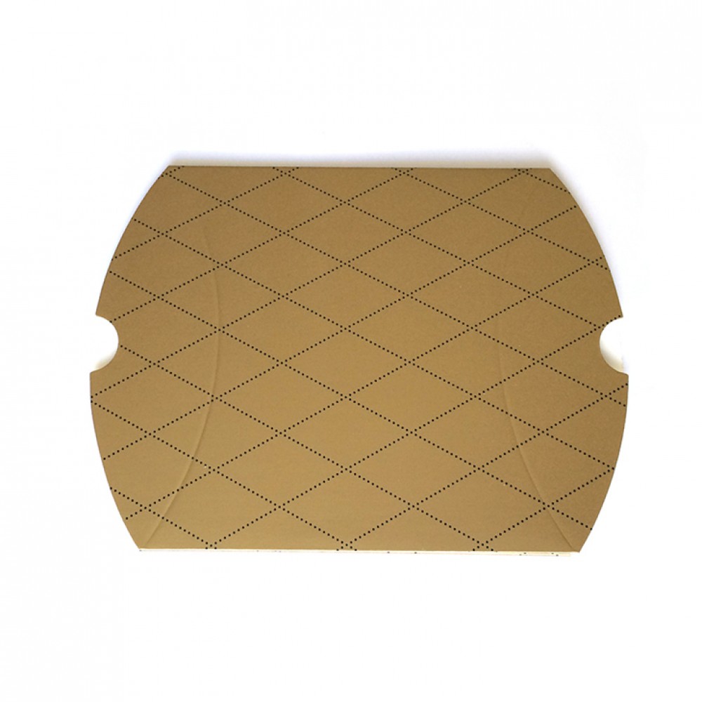 Изготовленная на заказ упаковка печатная складная коробка для подушки из переработанной бумаги из розового золота