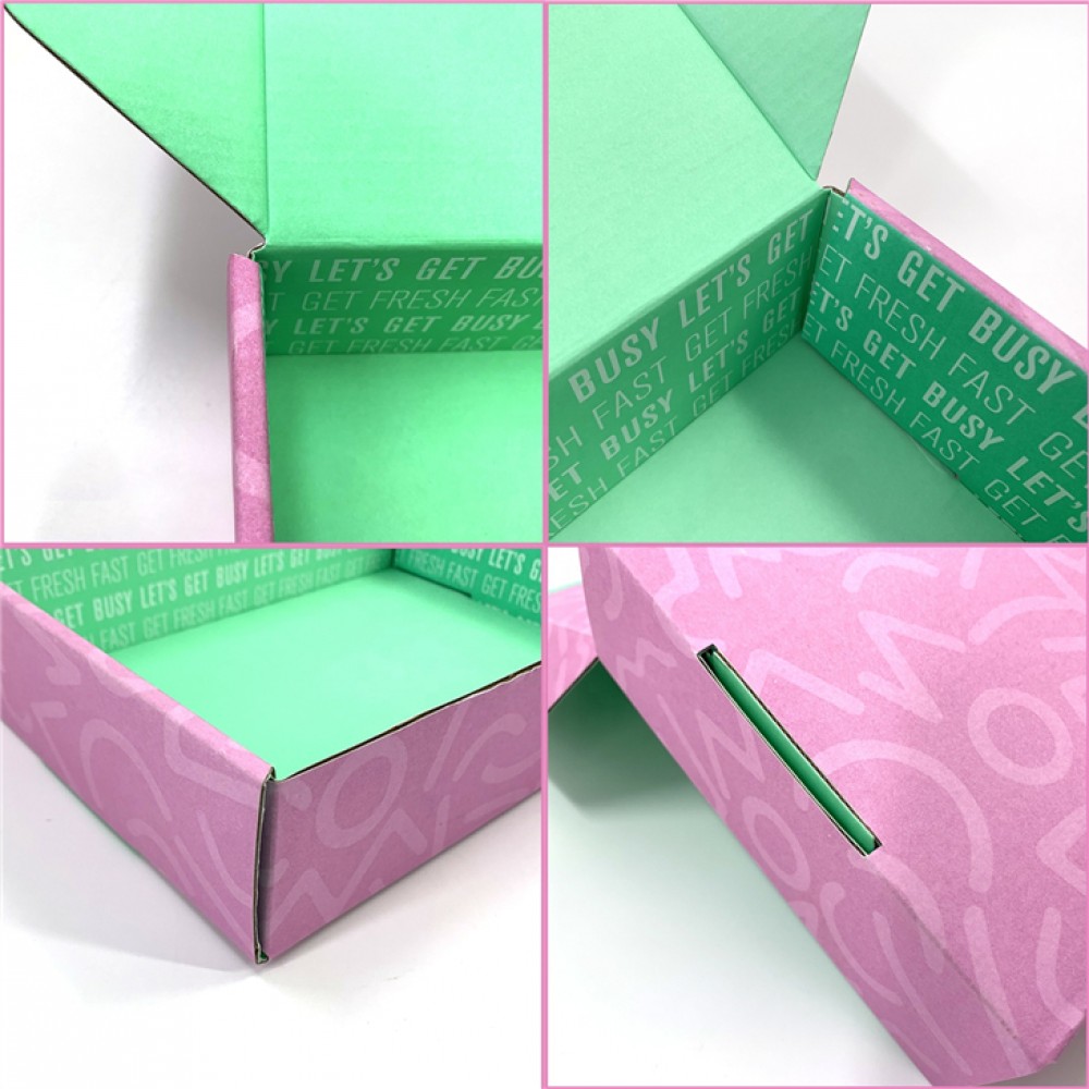 Оптовая изготовленная на заказ транспортировочная коробка из гофрированного картона, пригодная для вторичной переработки, почтовая коробка