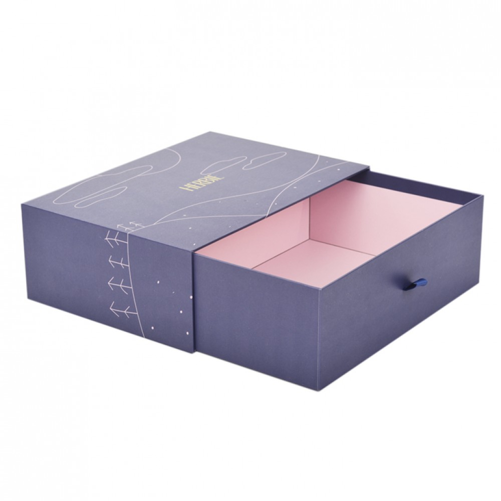 Высококачественный складной картонный ящик с логотипом, выдвижная упаковка для обуви