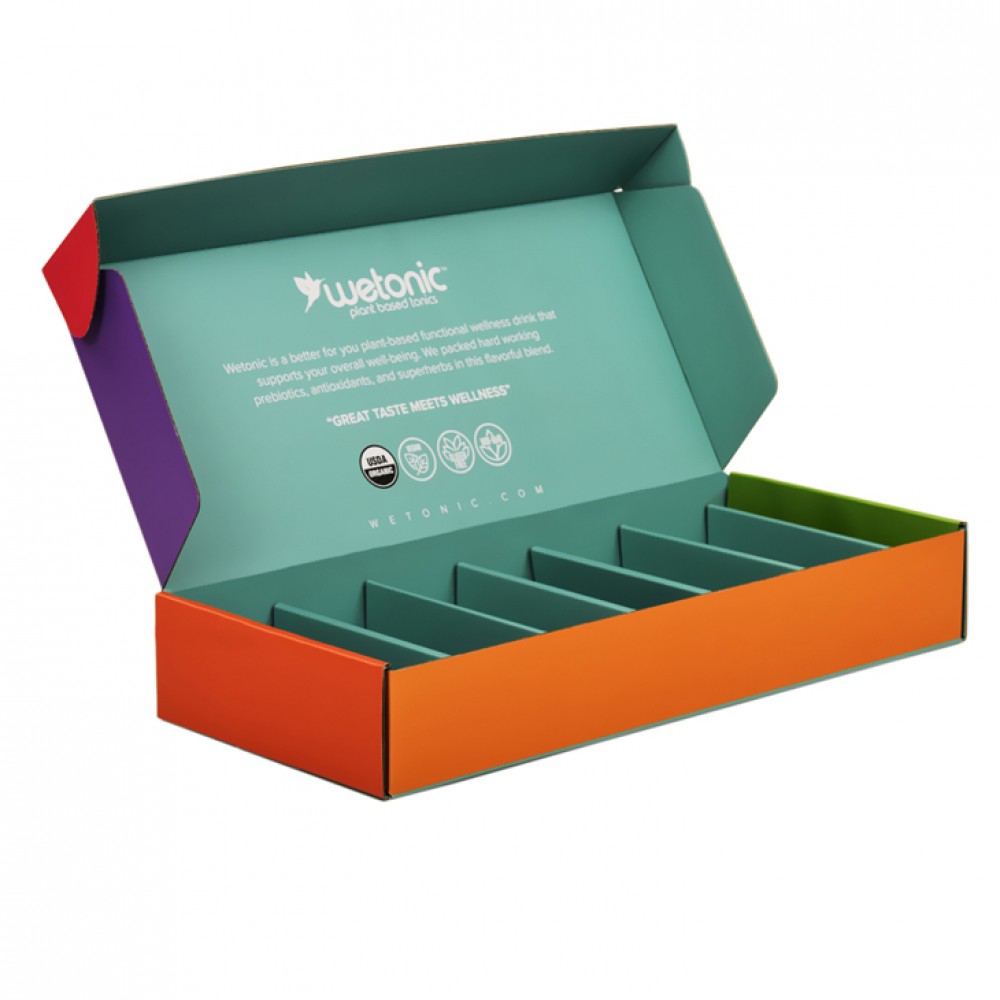 Custom Corrugated Shipping Mailer Bottle Box Packaging Water Bottles
