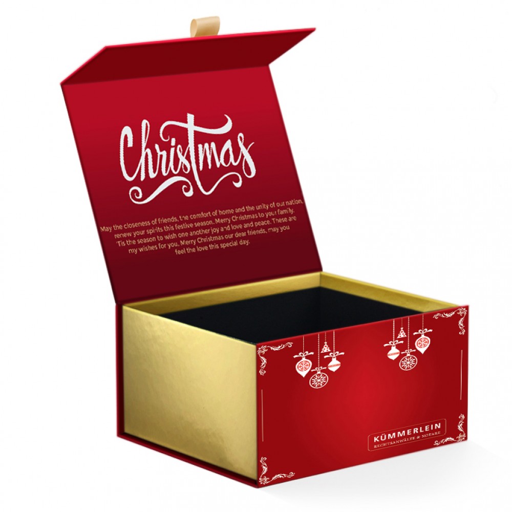 Пользовательские Сочельник праздник бумажные коробки для упаковки Санта Рождество подарочной коробке