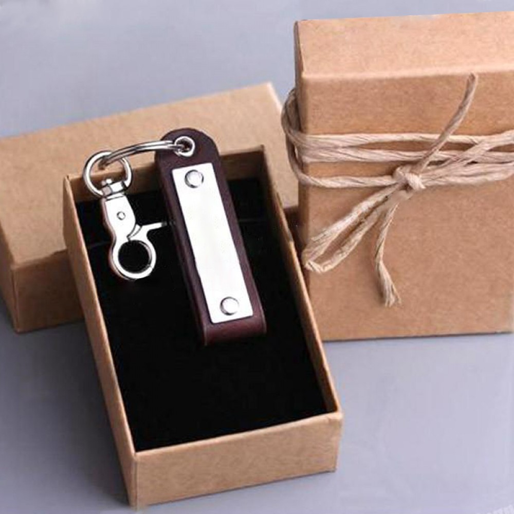 Customized kraft packaging box keychain paper boxes key chain gift box