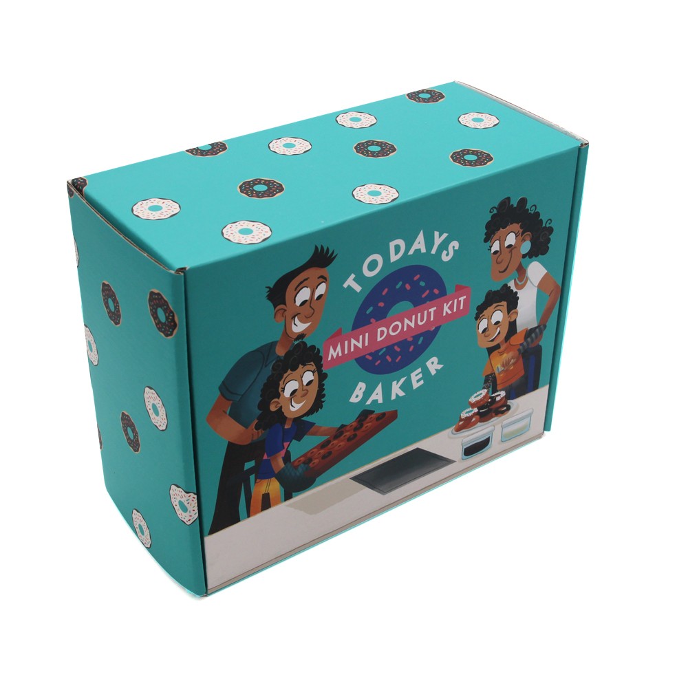 Personalized paper doughnut mailer donut packaging box