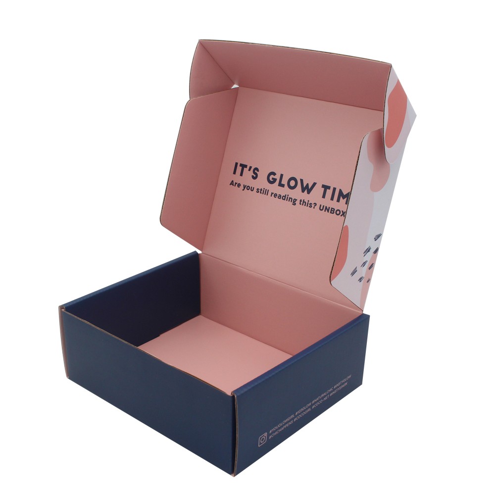 Почтовая коробка из гофрированного картона с логотипом на заказ.
