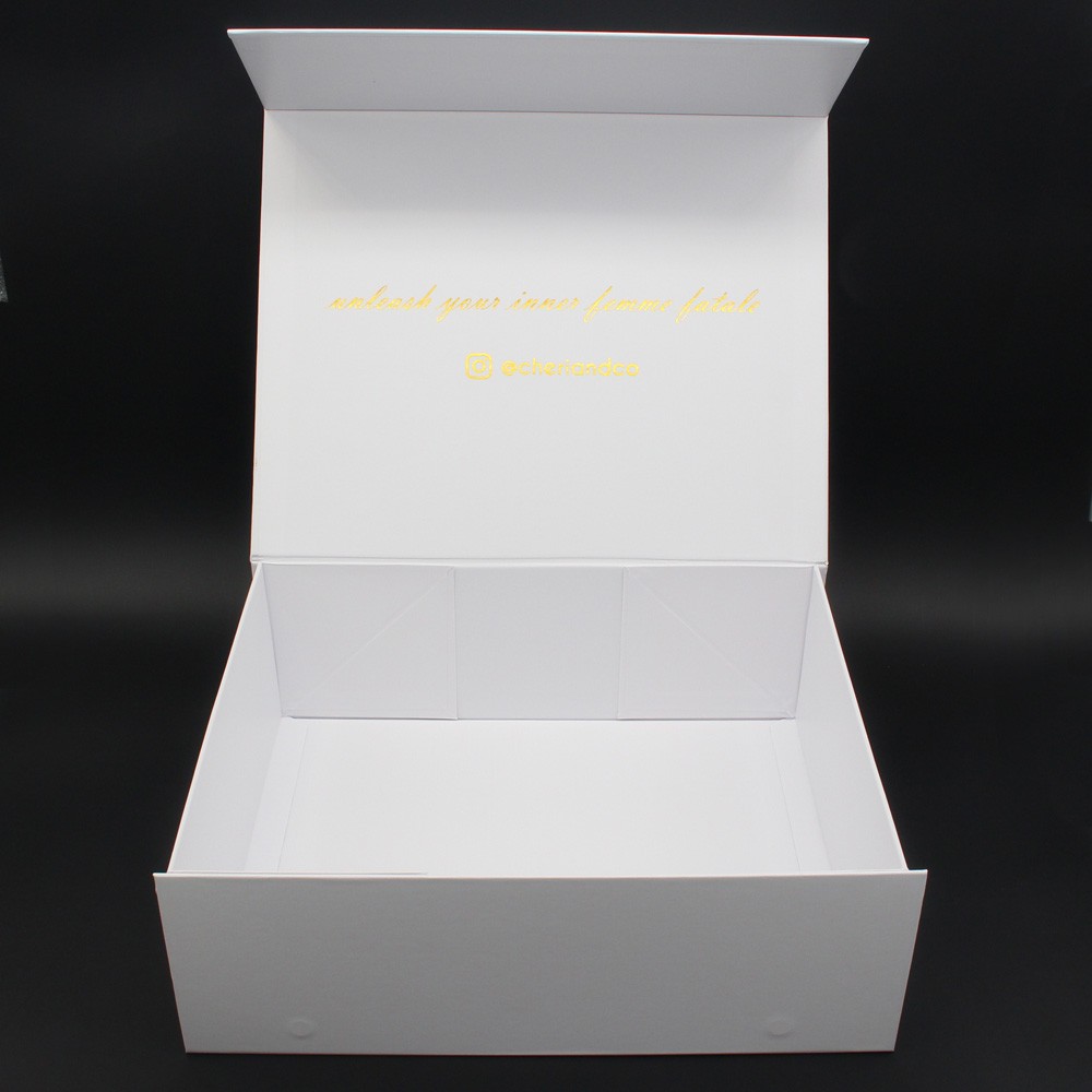 Роскошная изготовленная на заказ бумажная подарочная коробка для упаковки вечернего платья