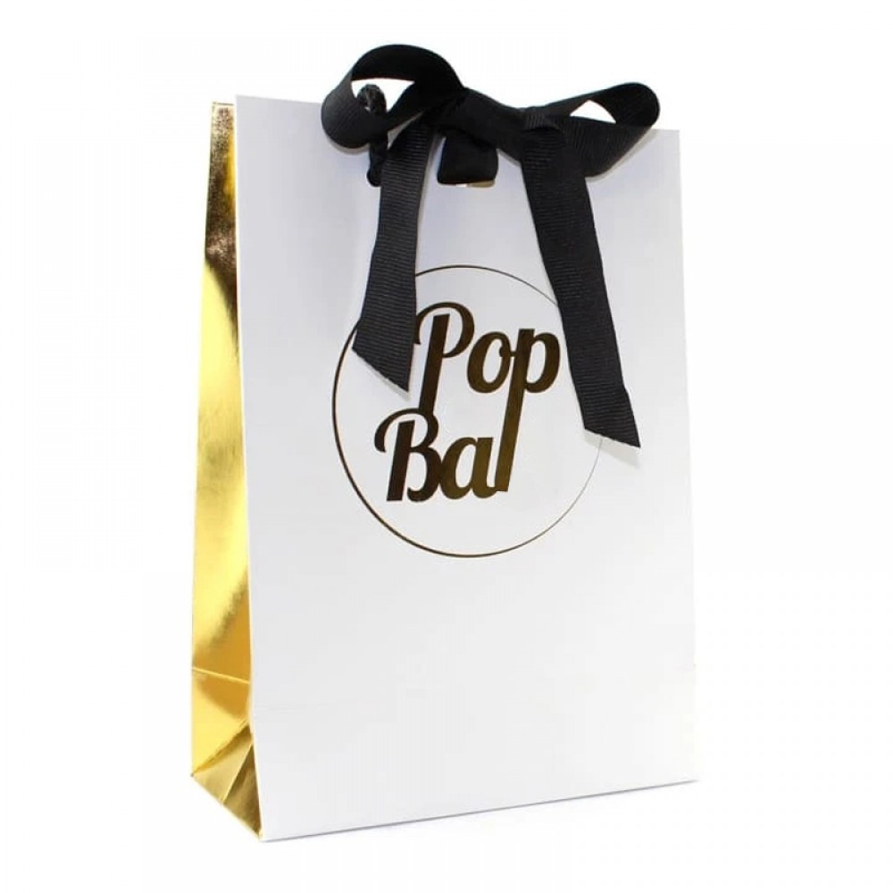 Shopping paper gift bag custom logo