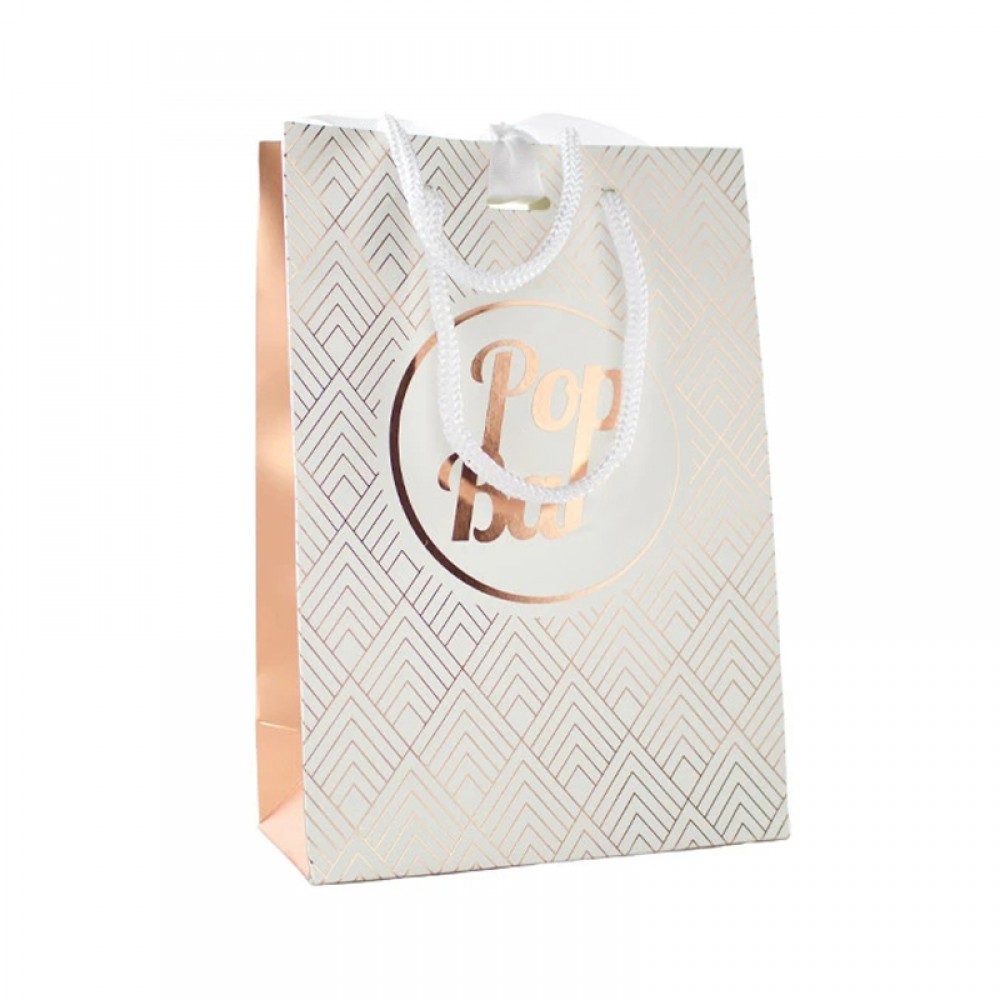 Shopping paper gift bag custom logo