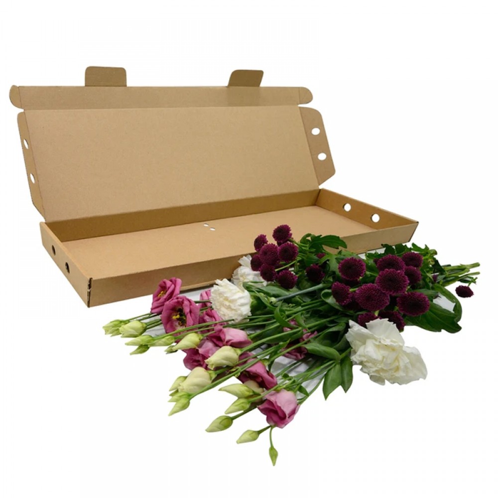 Long rectangular letterbox flowers delivery packaging box letter flower box