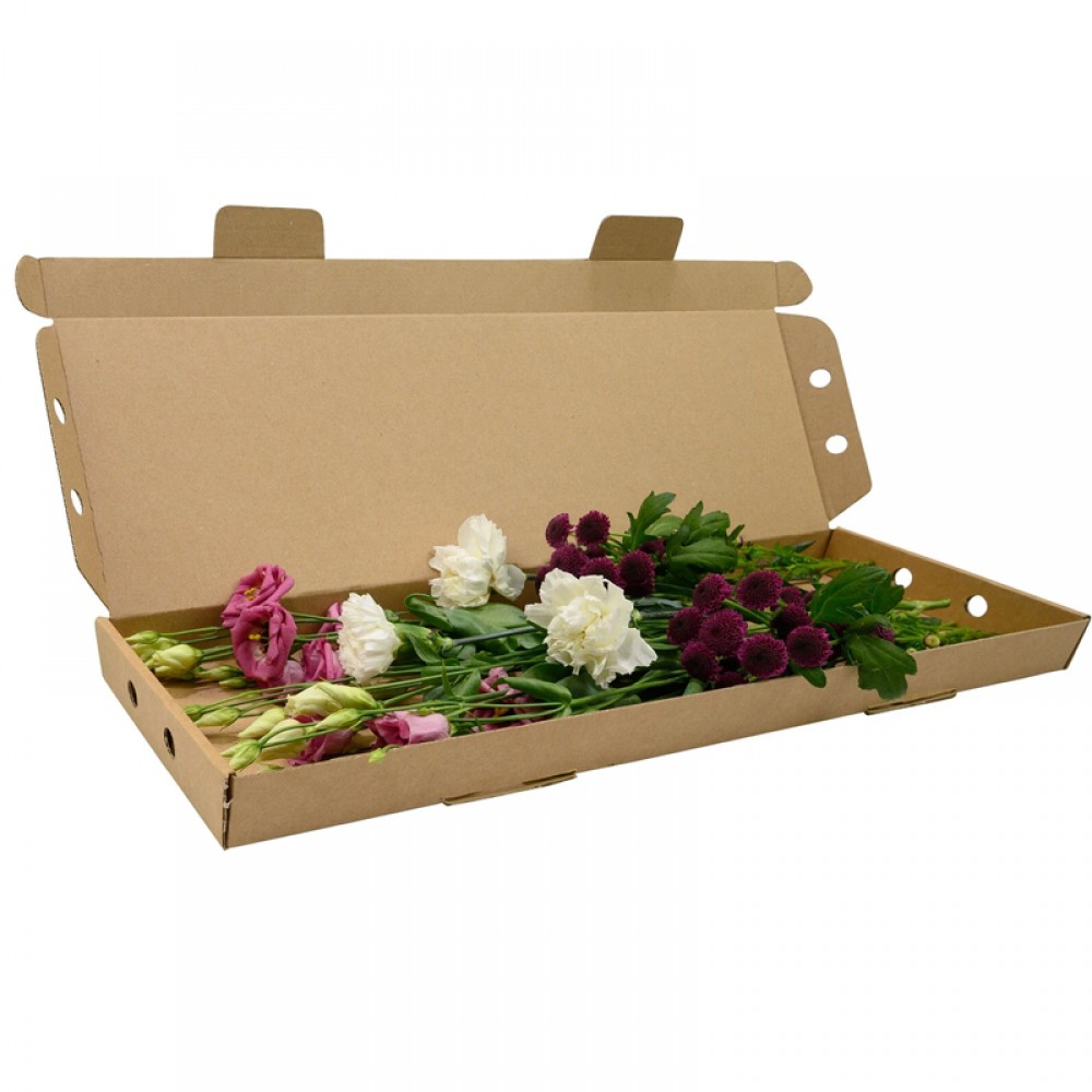 Long rectangular letterbox flowers delivery packaging box letter flower box