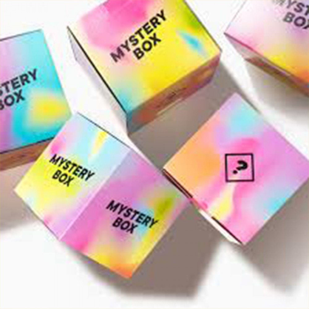 Empty customized paper mystery boxes mistery box