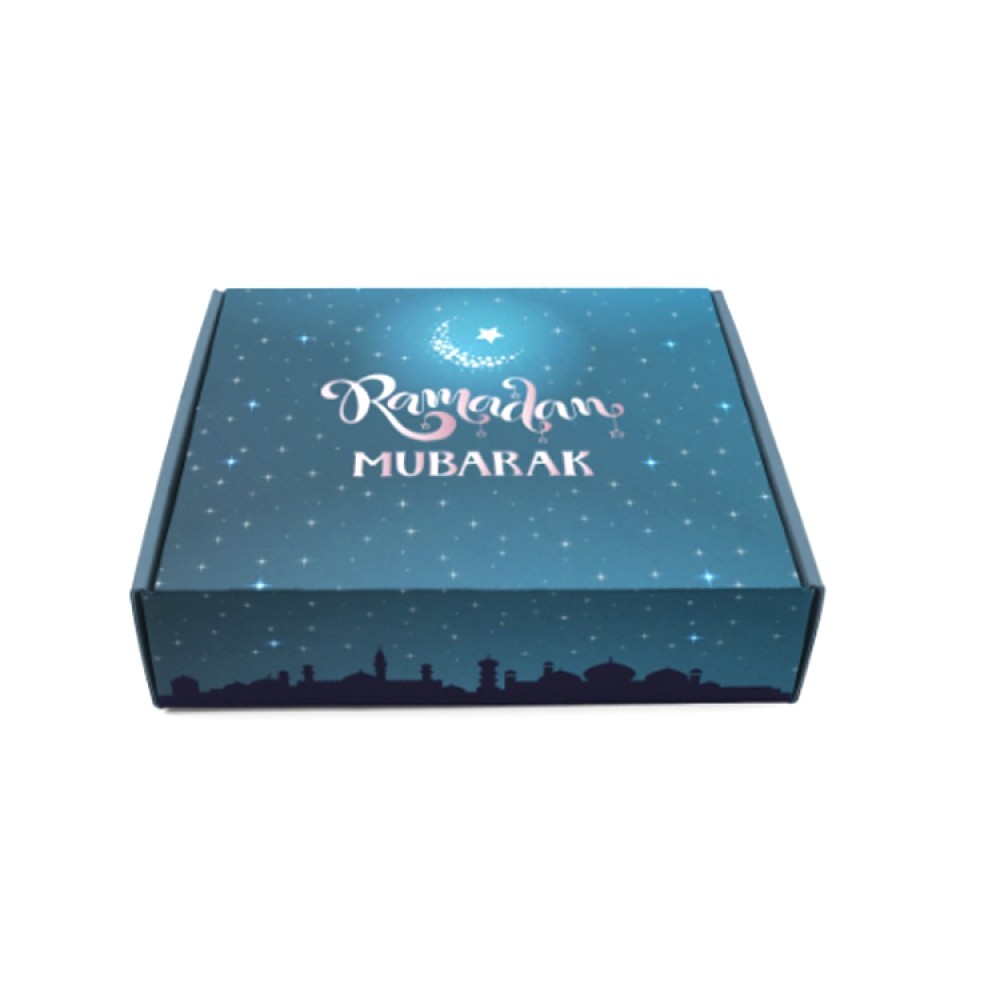 Картонная исламская мусульманская подарочная коробка Ид Рамадан Мубарак