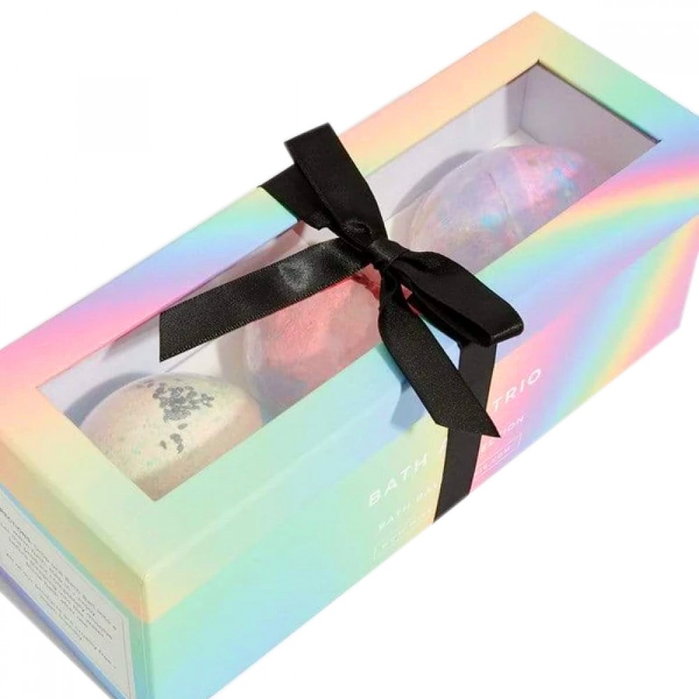 Custom logo printing paper bath bomb packaging gift boxes