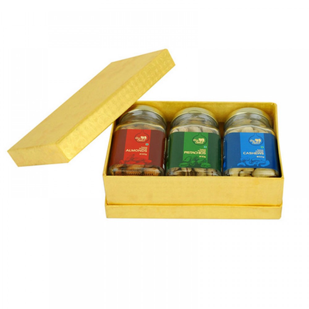Cardboard Custom Gift Dry Fruit Nuts Packing Box