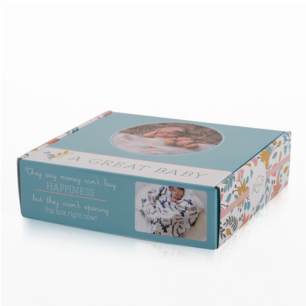 Cardboard paper baby clothing mailer packaging box