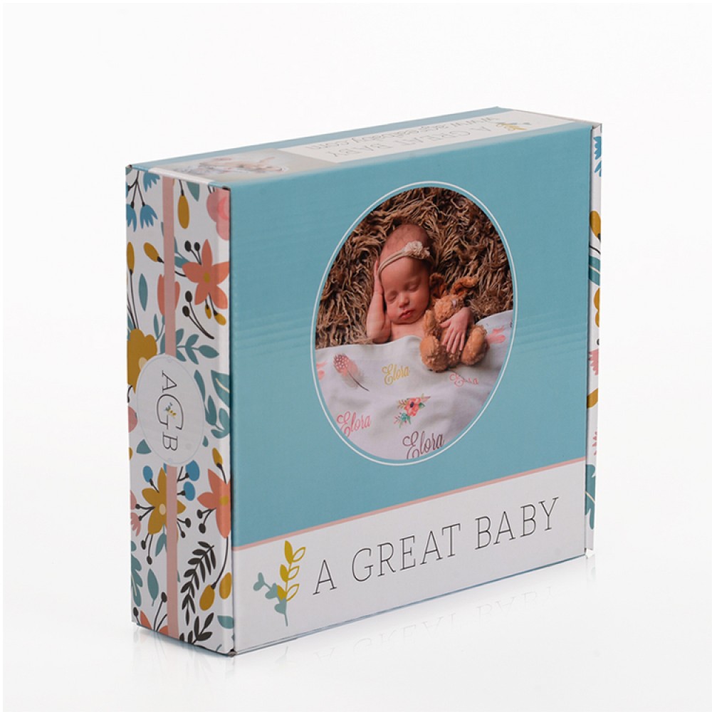 Boîte d'emballage de courrier de vêtements de bébé en papier cartonné