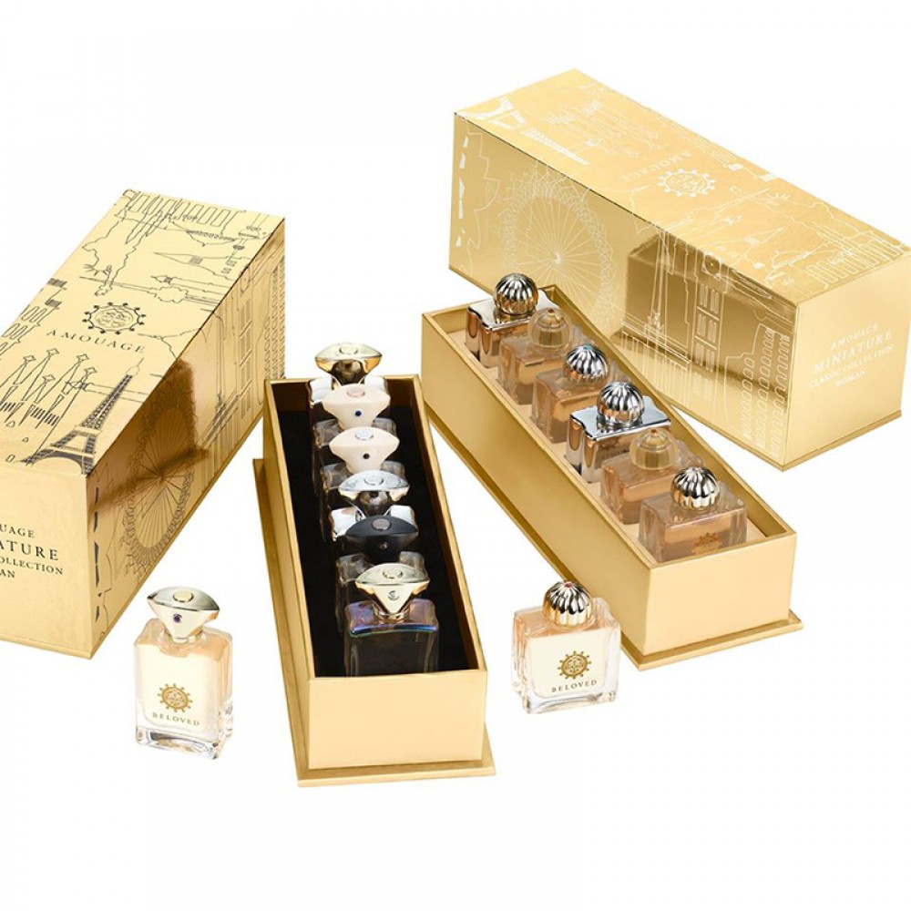 Картонные подарочные коробки для упаковки парфюмерных наборов