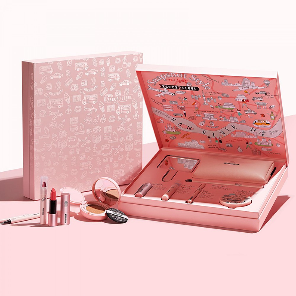 Бумажная косметическая коробка для ухода за кожей для ухода за кожей, роскошная косметическая подарочная упаковка
