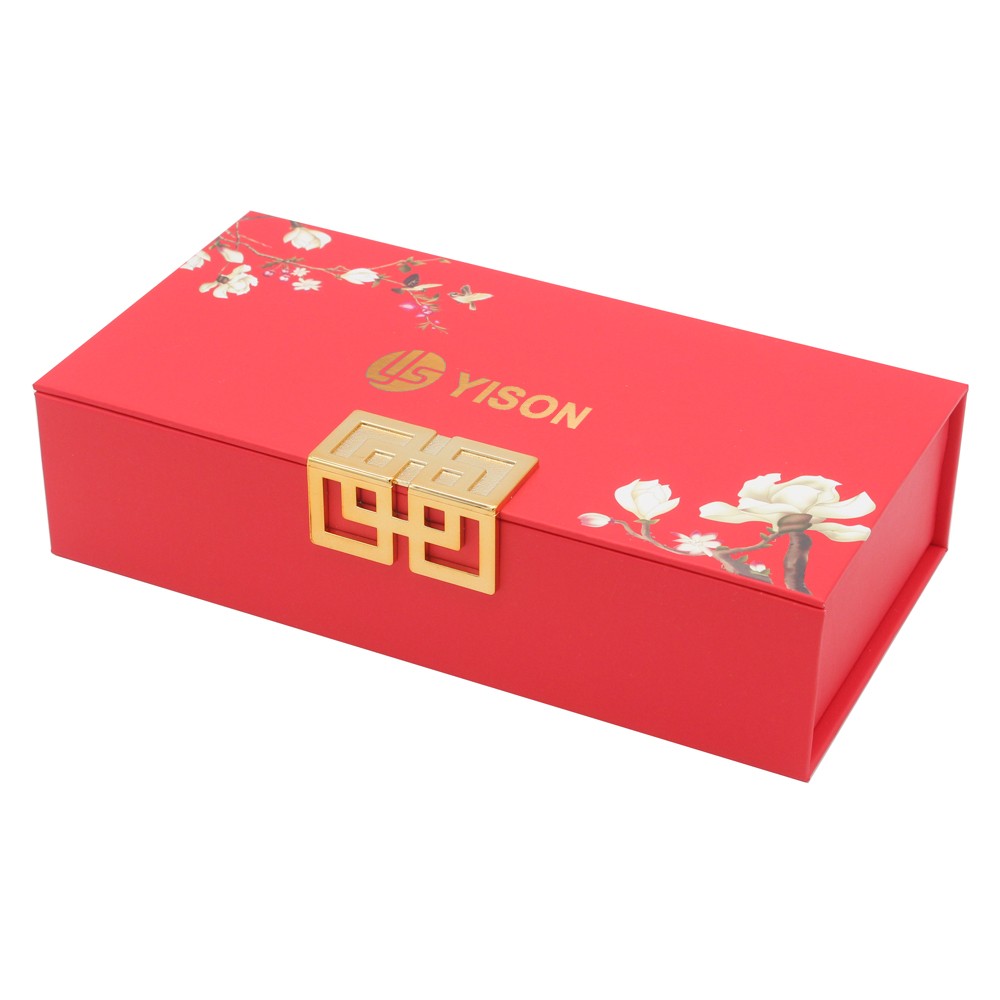 Chinese Red Cardboard Paper Gift Box