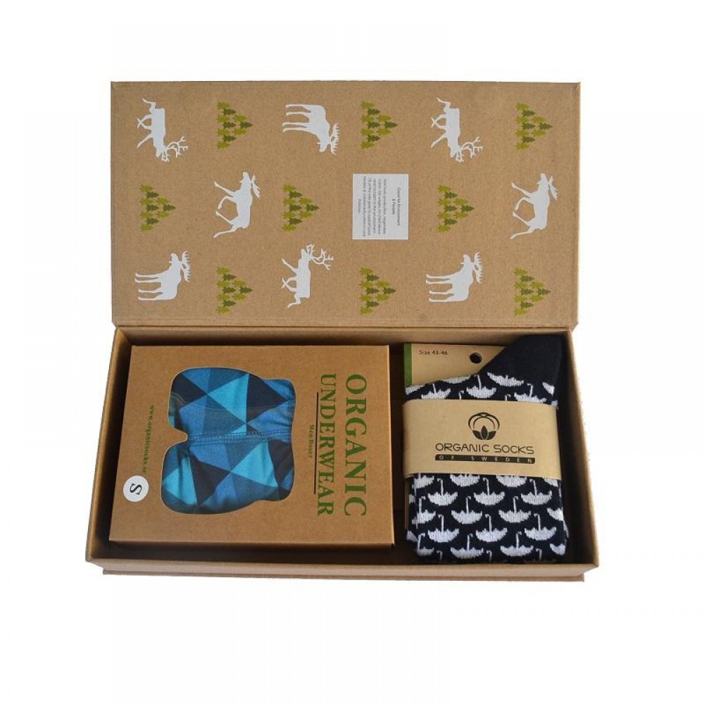 Men's underwear boxers packing box cardboard packaging boxes for mens boxers