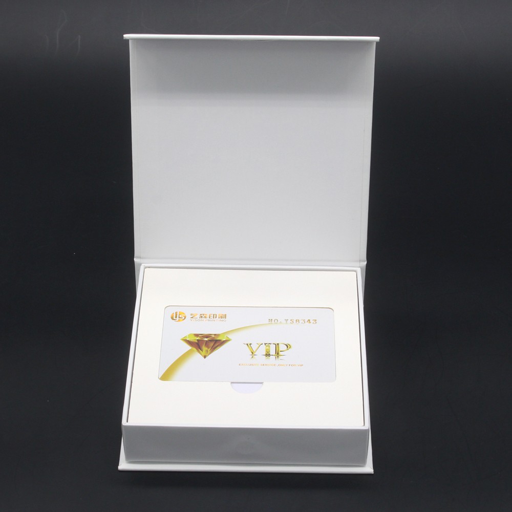 Magnetic vip card packaging box