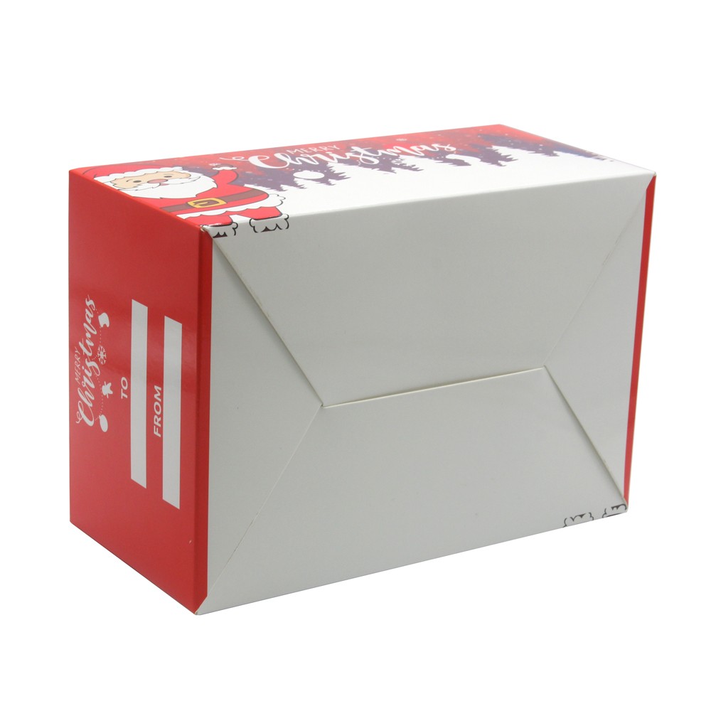 Изготовленная на заказ печать дешевая коробка для упаковки рождественских конфет из бумаги из доски из слоновой кости