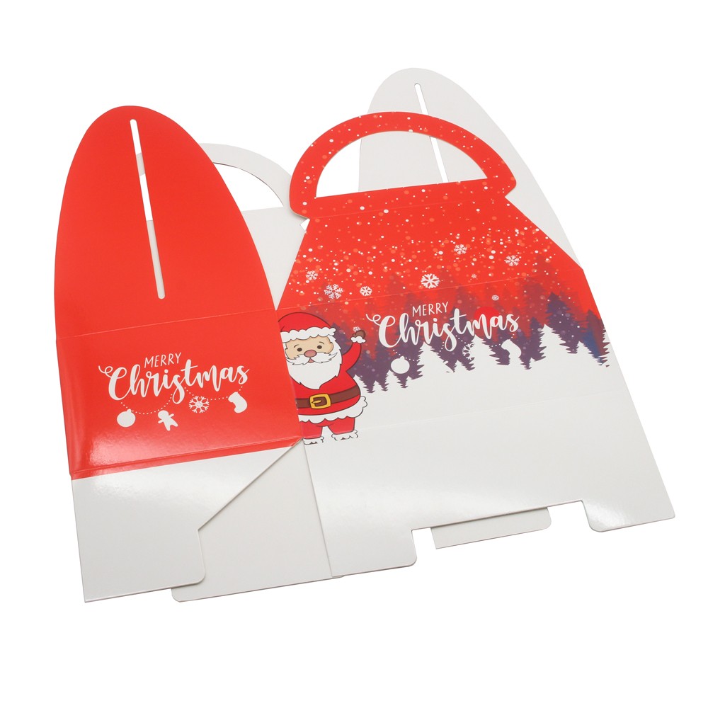 Custom Printing Cheap Ivory Board Paper Christmas Candy Packaging Box