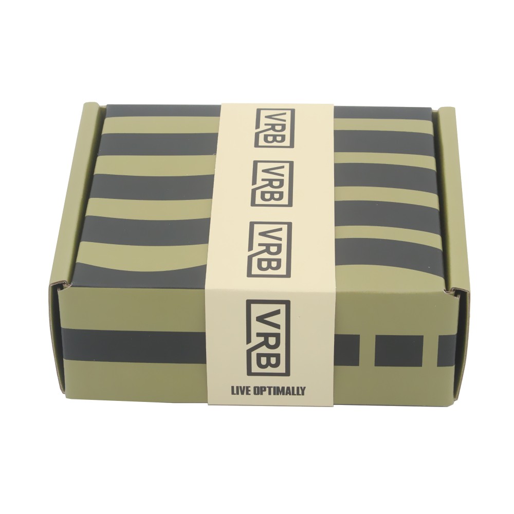Paper skincare packaging box with sleeve
