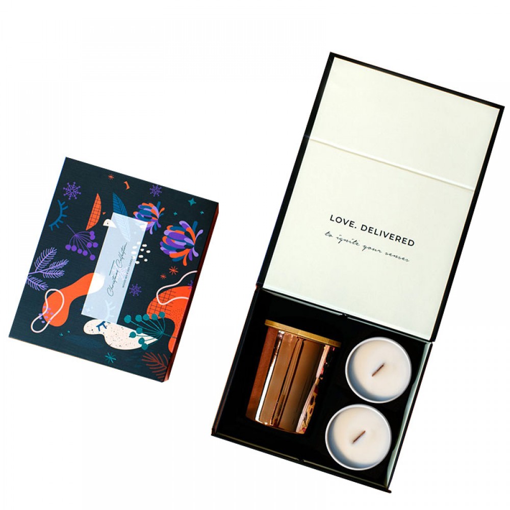 Magnetic candle packaging gift box