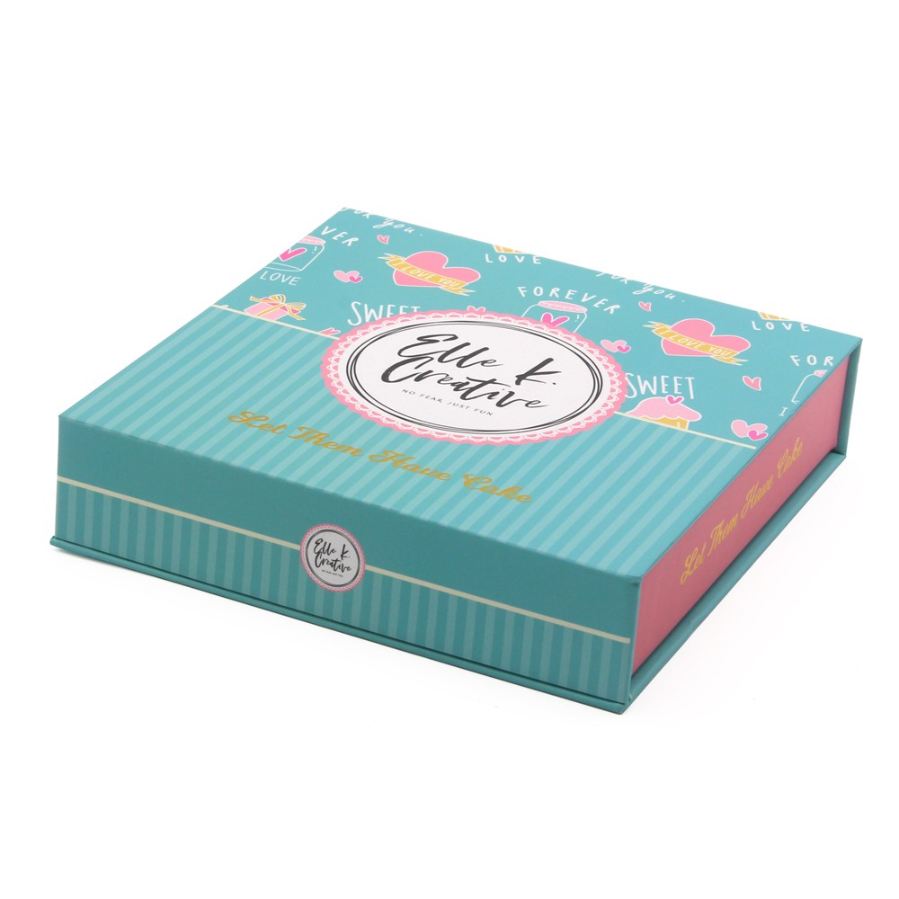 Sweet Confectionery Candy Cookie Cake Macaron Truffle Chocolate Paper Gift Box
