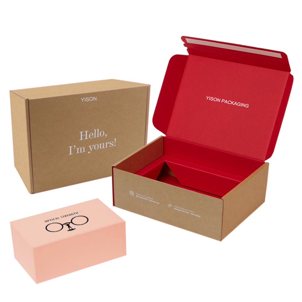 Glasses packaging mailer shipping box