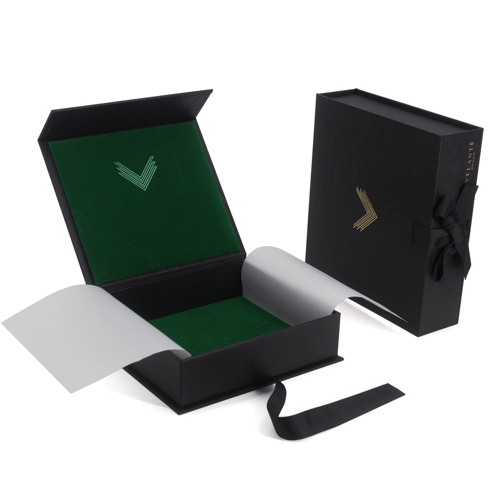 Black special paper gift box set