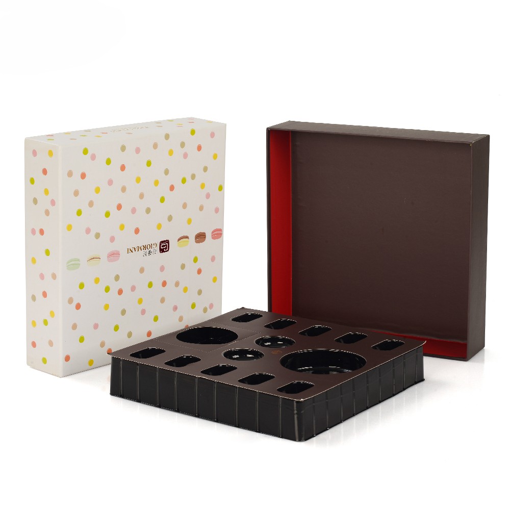 Exquisite Custom Square Matte Lamination Paper Cardboard Chocolate Box Packing
