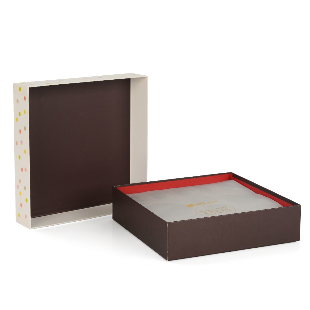 Изысканная изготовленная на заказ квадратная штейновая упаковка коробки шоколада картона бумаги слоения