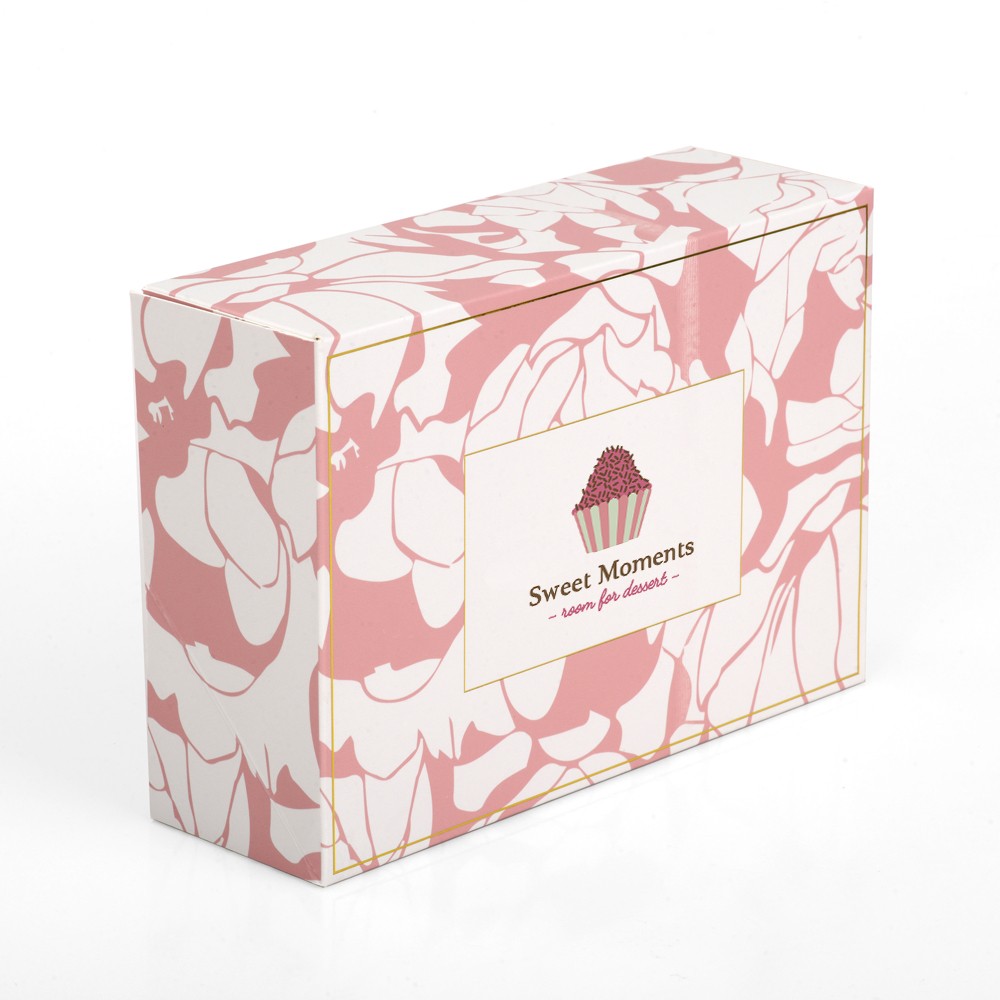 Custom printing cupcake box and packaging