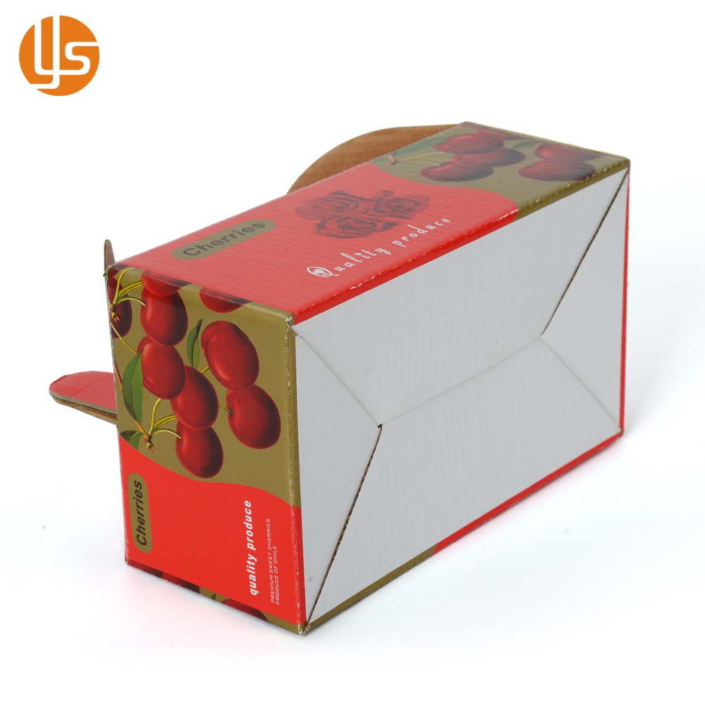Изготовленная на заказ коробка для овощей и фруктов из двойного гофрированного картона